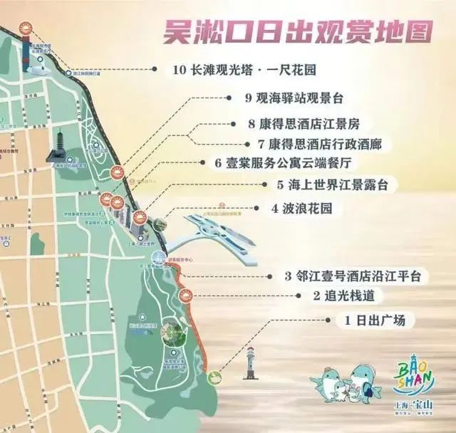 绝美！多图！上海宝藏看日出“点位”走红网络，官方发布“日出指数”供市民提前规划出行