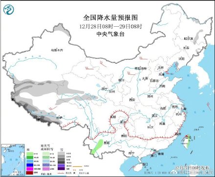 冷空气继续影响中东部地区 西藏南部等地将有强降雪