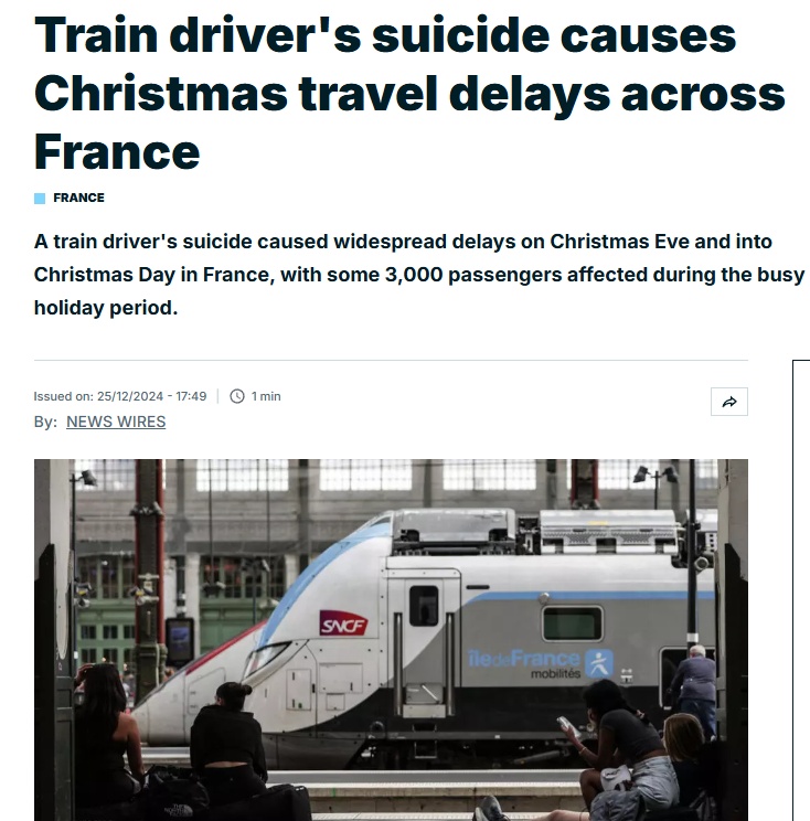 法国一高铁行驶中司机突然跳车 法国一高铁行驶中司机突然跳车