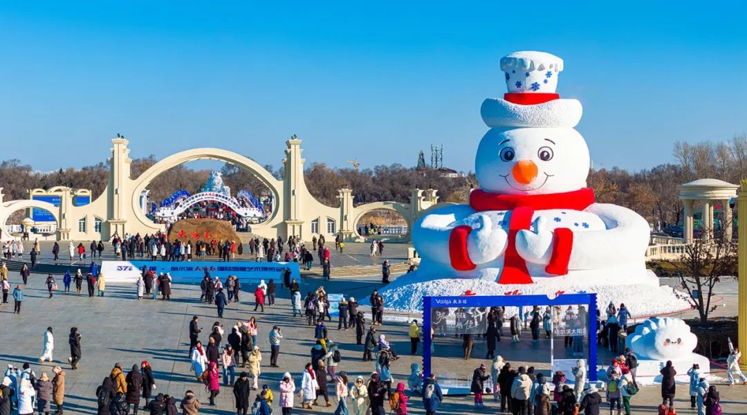 雪人地图来啦！带您打卡哈尔滨网红大雪人~