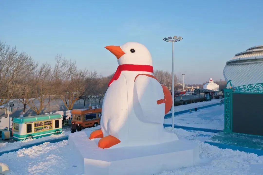 雪人地图来啦！带您打卡哈尔滨网红大雪人~