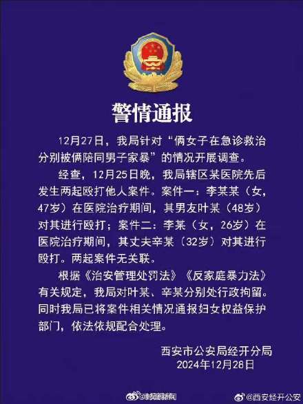 警方通报女子在急诊室被陪同男子打 警方通报女子在急诊室被陪同男子打