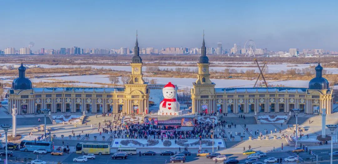 雪人地图来啦！带您打卡哈尔滨网红大雪人~