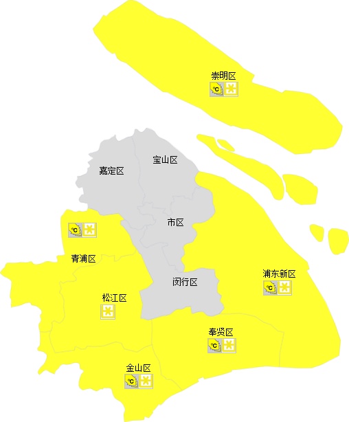 上海多区发布低温、霜冻黄色预警！明晨最低-5℃到-3℃，局部严重冰冻；元旦天气明确→