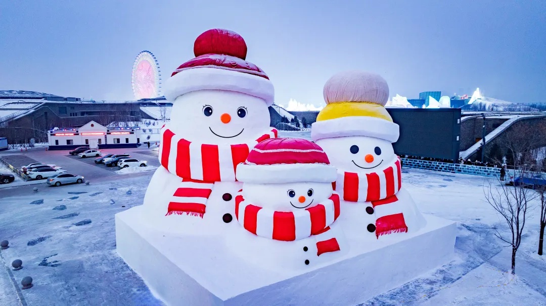 雪人地图来啦！带您打卡哈尔滨网红大雪人~