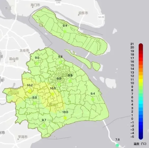 冰冻升级！上海多区发布预警 最低零下5℃~零下3℃