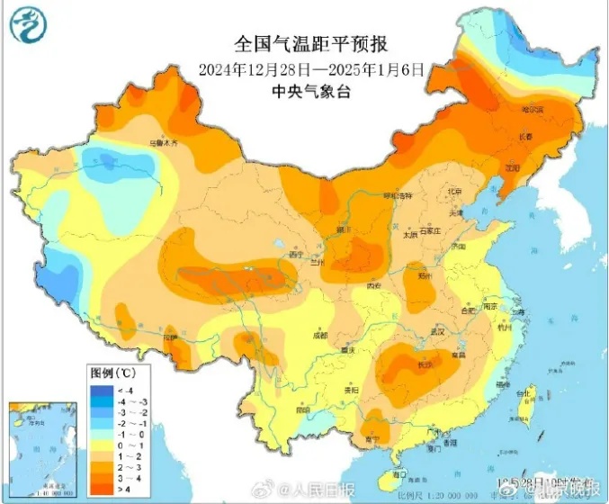 北京的雪 可能迷路到2025年了