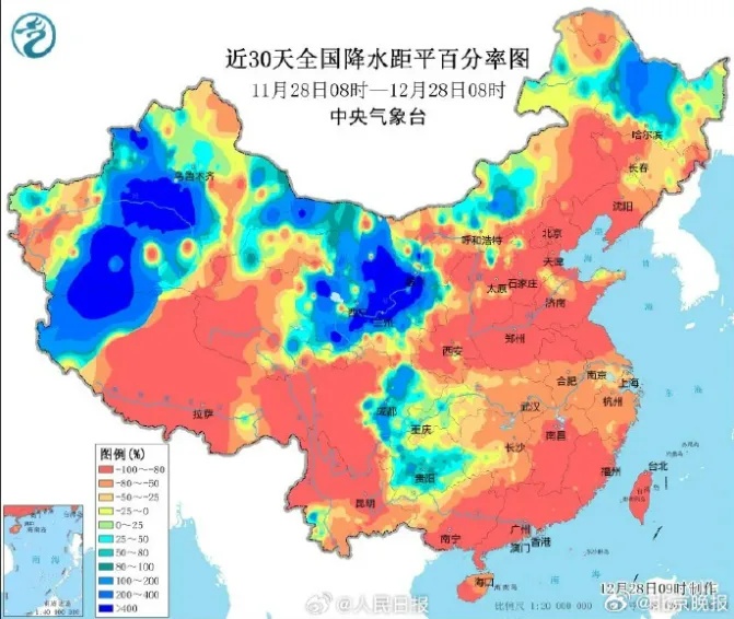 北京的雪 可能迷路到2025年了