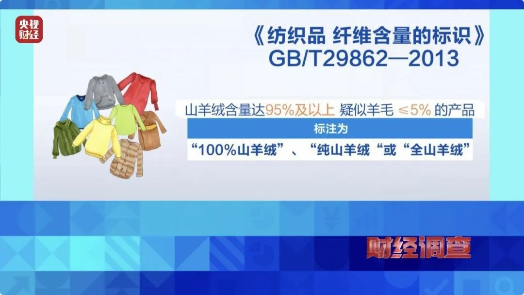 含量随意写、羊毛变羊绒！总台记者曝光直播间低价纯羊绒衫骗局