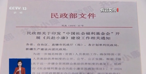 这个 “红头文件”上的“慈善项目”，假的！