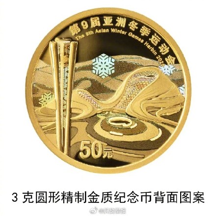 亚冬会金银纪念币闪亮发布 亚冬会金银纪念币闪亮发布