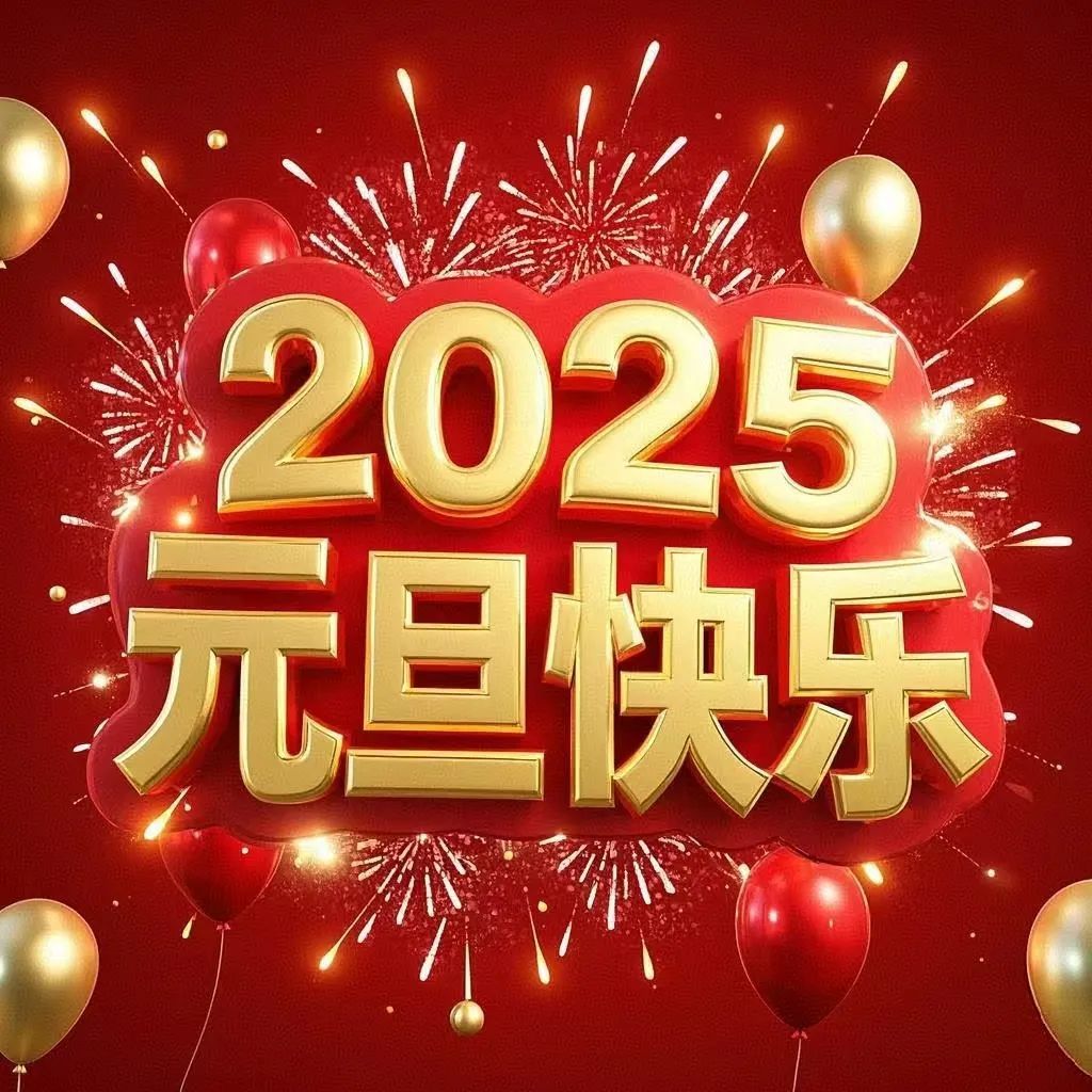 伴着第一缕阳光升旗！2025新年快乐！