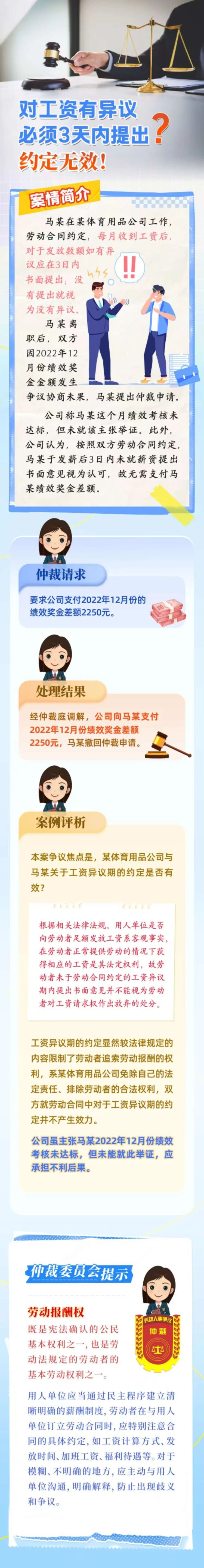 对工资有异议，必须3天内提出吗？