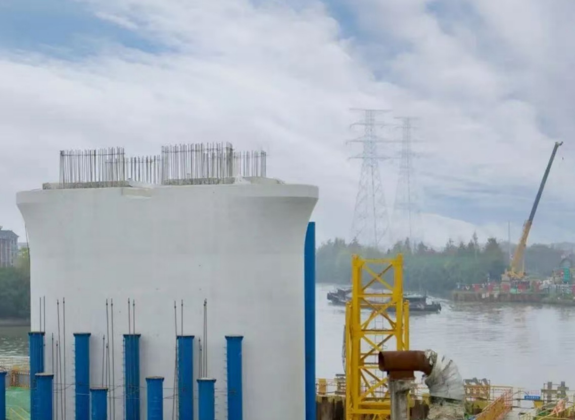 万根桥梁桩基完成！国内首条穿越钱塘江高铁隧道迎来新进展