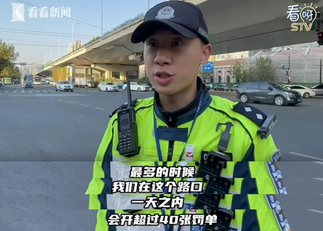 一天“抓包”40多起，上海一路口在车圈火了！只因司机这个动作……