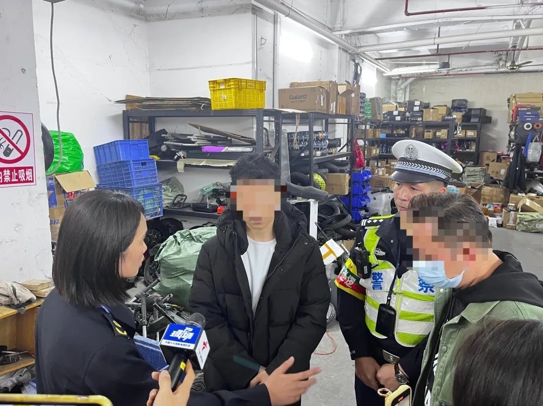 男子改装“电鸡”时速可达100公里！广州交警当场查获，涉事维修店被调查