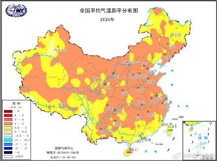 国家气候中心发布最新公报：2024年全国平均高温日数为1961年以来第二多