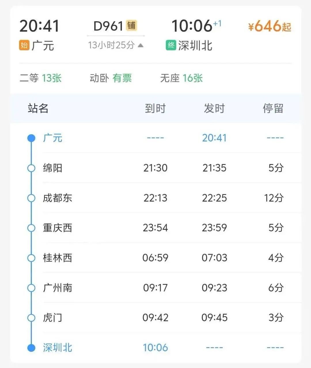 夜间动卧列车来了！大湾区至川渝睡一觉就到