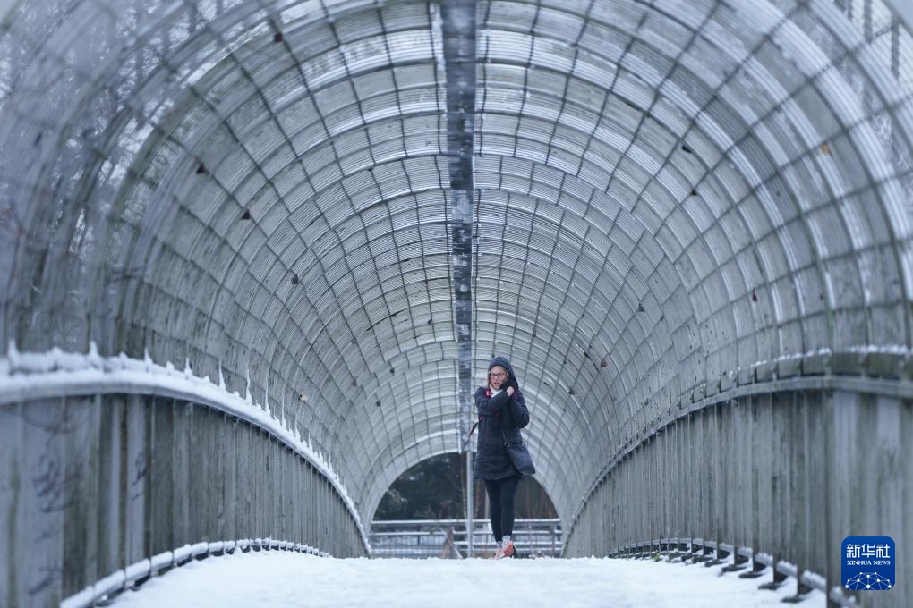 英国遭遇强降雪