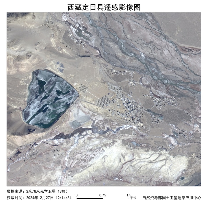 西藏定日县6.8级地震前后卫星图对比 西藏定日县6.8级地震前后卫星图对比