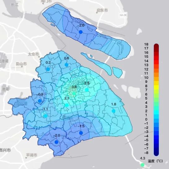 明天进入“三九”，未来4~5天早晨有薄冰或冰冻，周四至周六申城从早冷到晚！