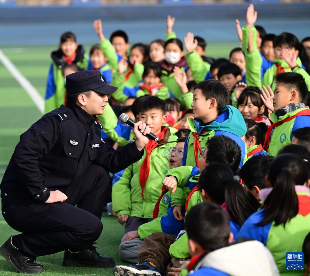 安徽合肥:安全进校园 安徽合肥:安全进校园