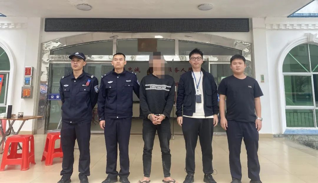 海南一地警方：林某某（男），被刑事拘留