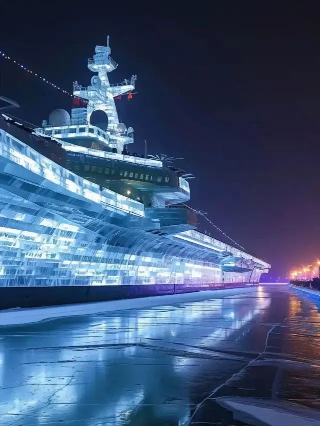 “尔滨”把“冰雪辽宁舰”安排上了!最佳打卡点在这 “尔滨”把“冰雪辽宁舰”安排上了!最佳打卡点在这