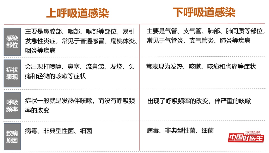 呼吸道感染高发！上下呼吸道大不同，一图搞懂对症防治