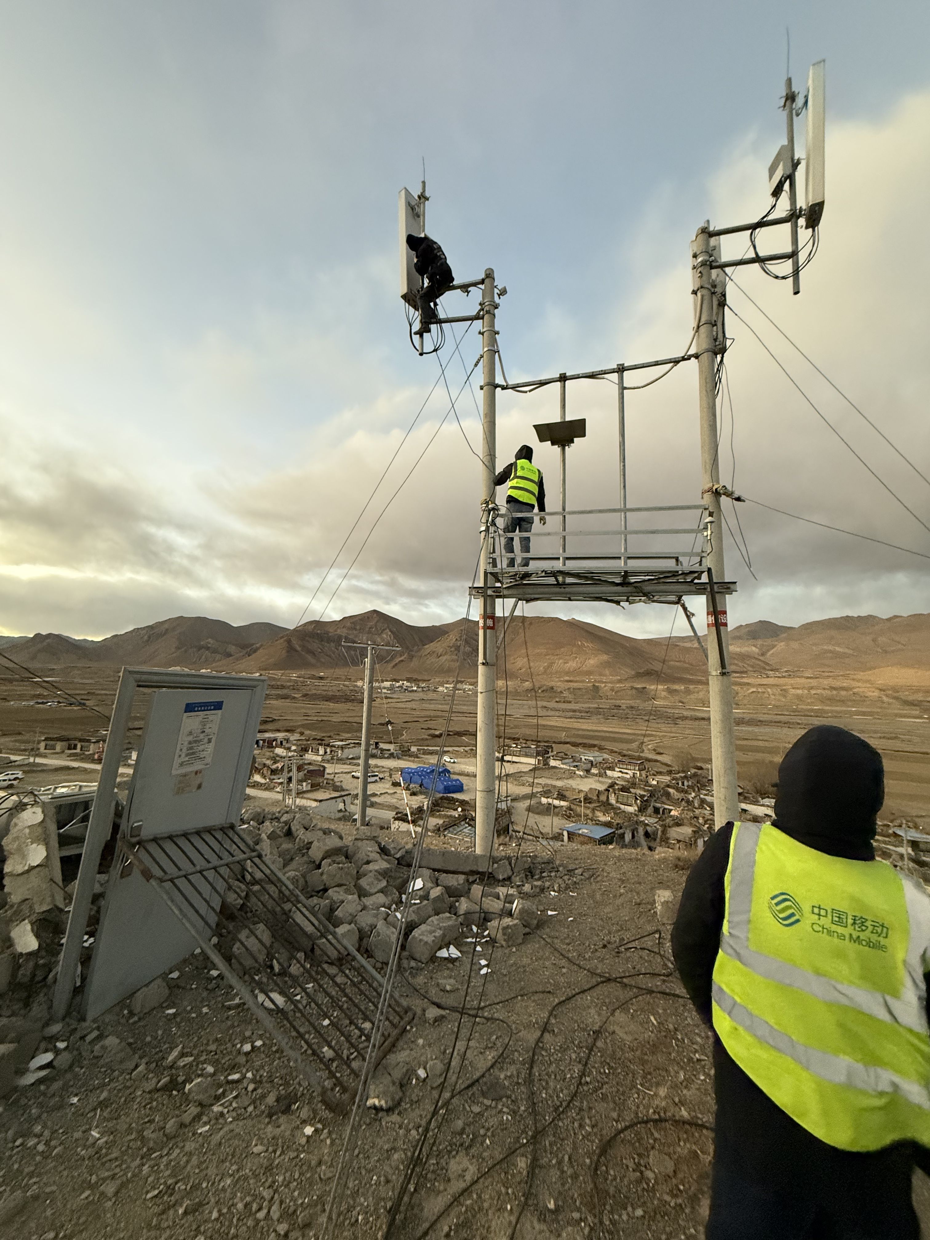 西藏定日地震灾区所有通信基站全部恢复通信