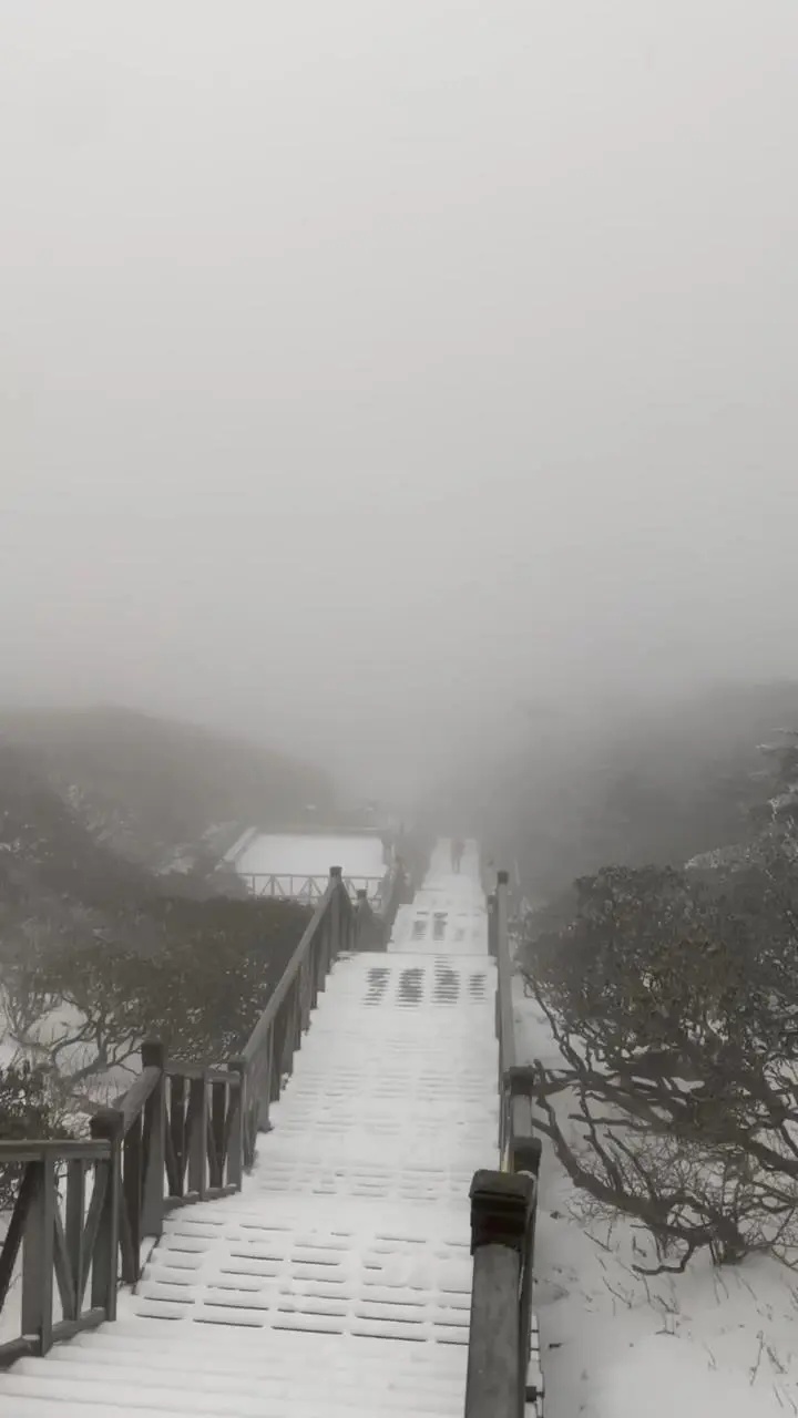 云南多地迎来2025年第一场雪！