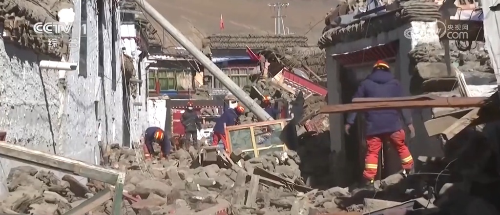 多方救援力量持续增援西藏定日 首批中央救灾物资已全部运抵灾区