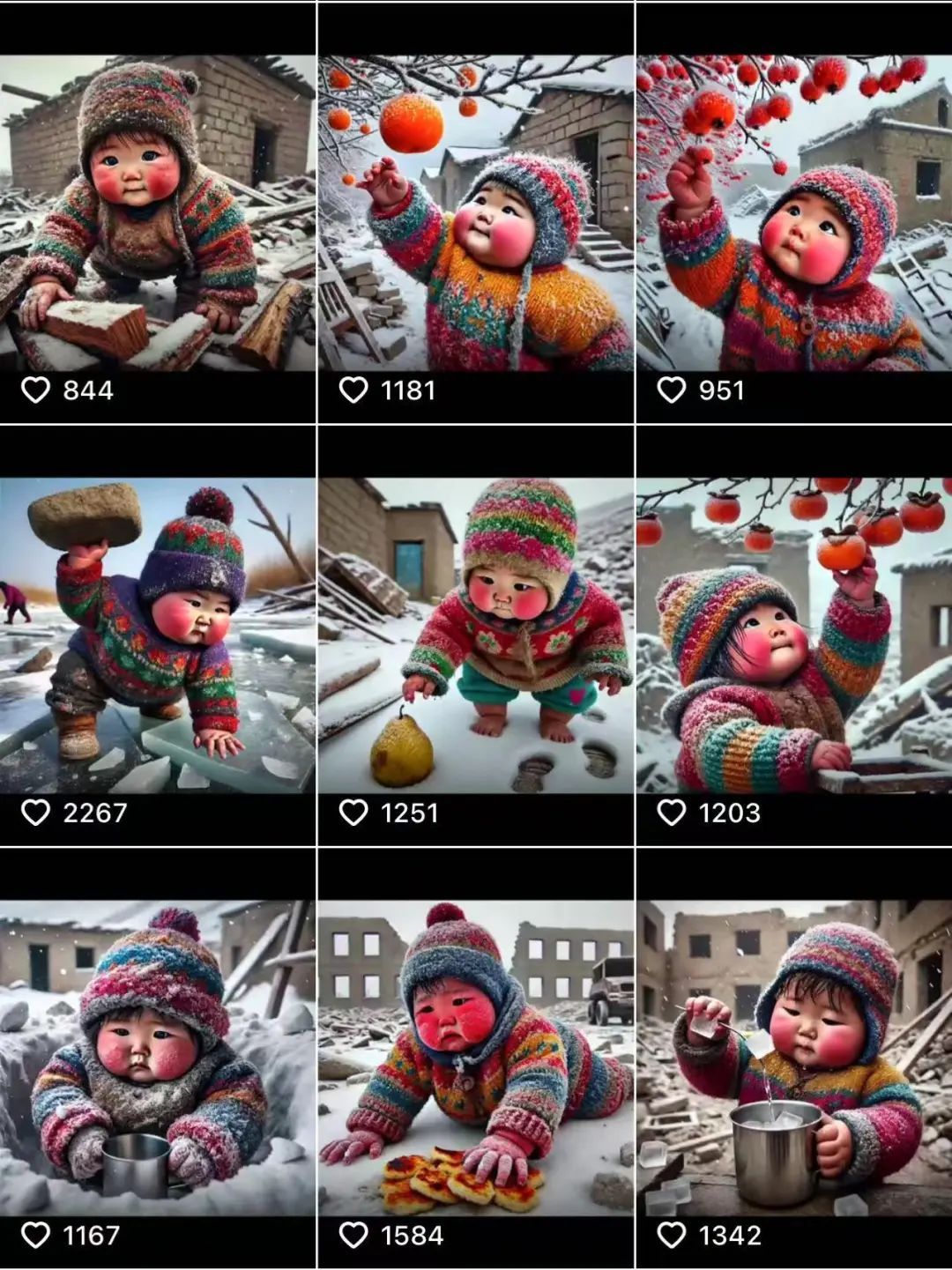 疯转的“地震小孩被埋图”是AI！网友：干扰救援，真添乱！