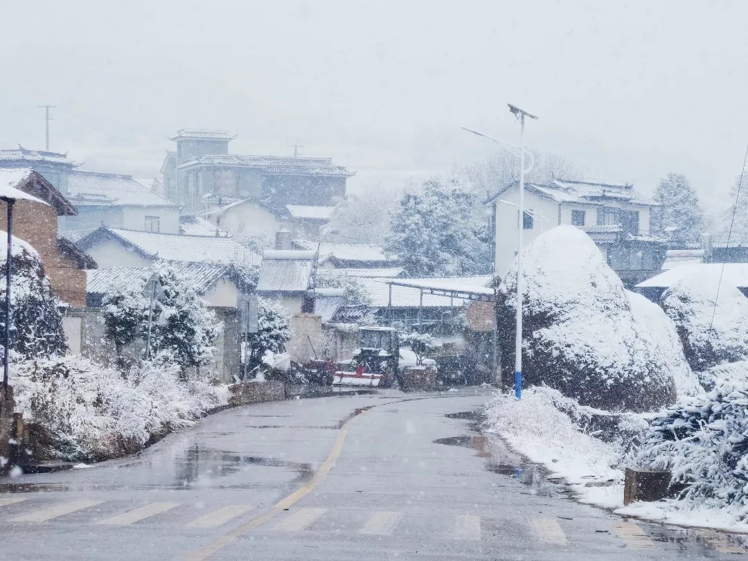 云南多地迎来2025年第一场雪！