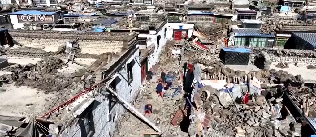 多方救援力量持续增援西藏定日 首批中央救灾物资已全部运抵灾区