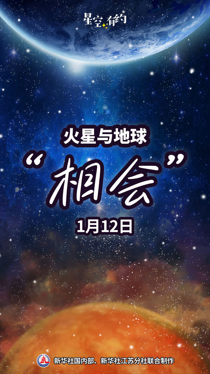 星空有约｜火星与地球12日“相会”