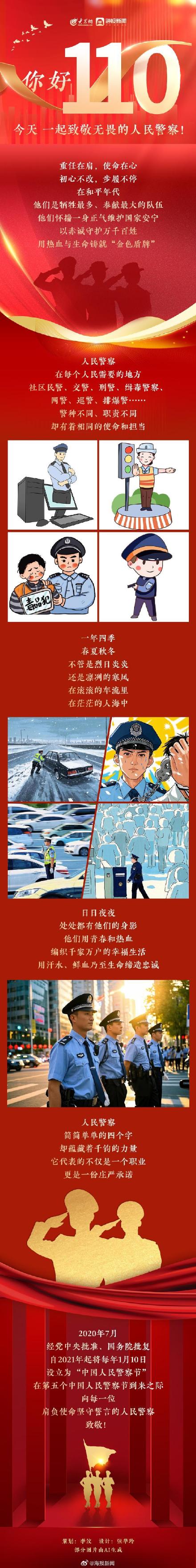 你好“110” ｜今天，一起致敬无畏的人民警察