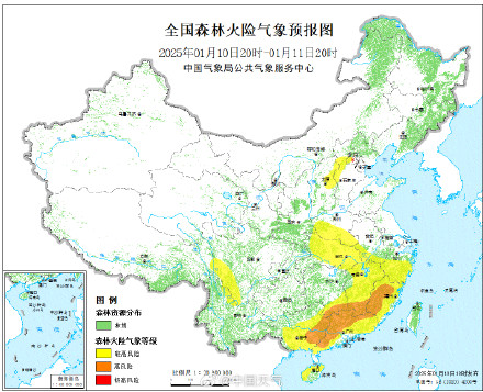 注意防火！南方多地12月以来滴雨未落