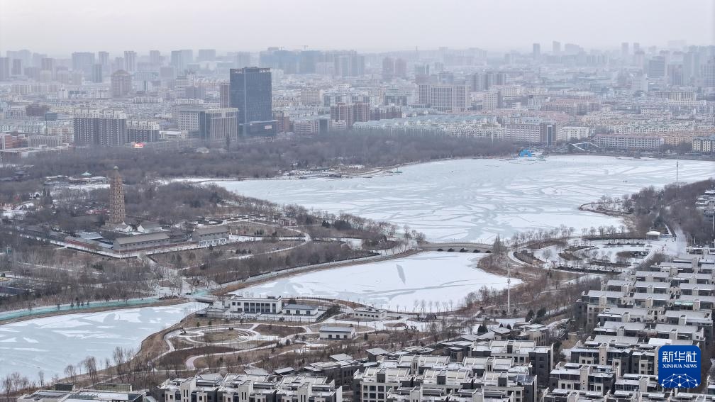 银川迎来新年首场降雪