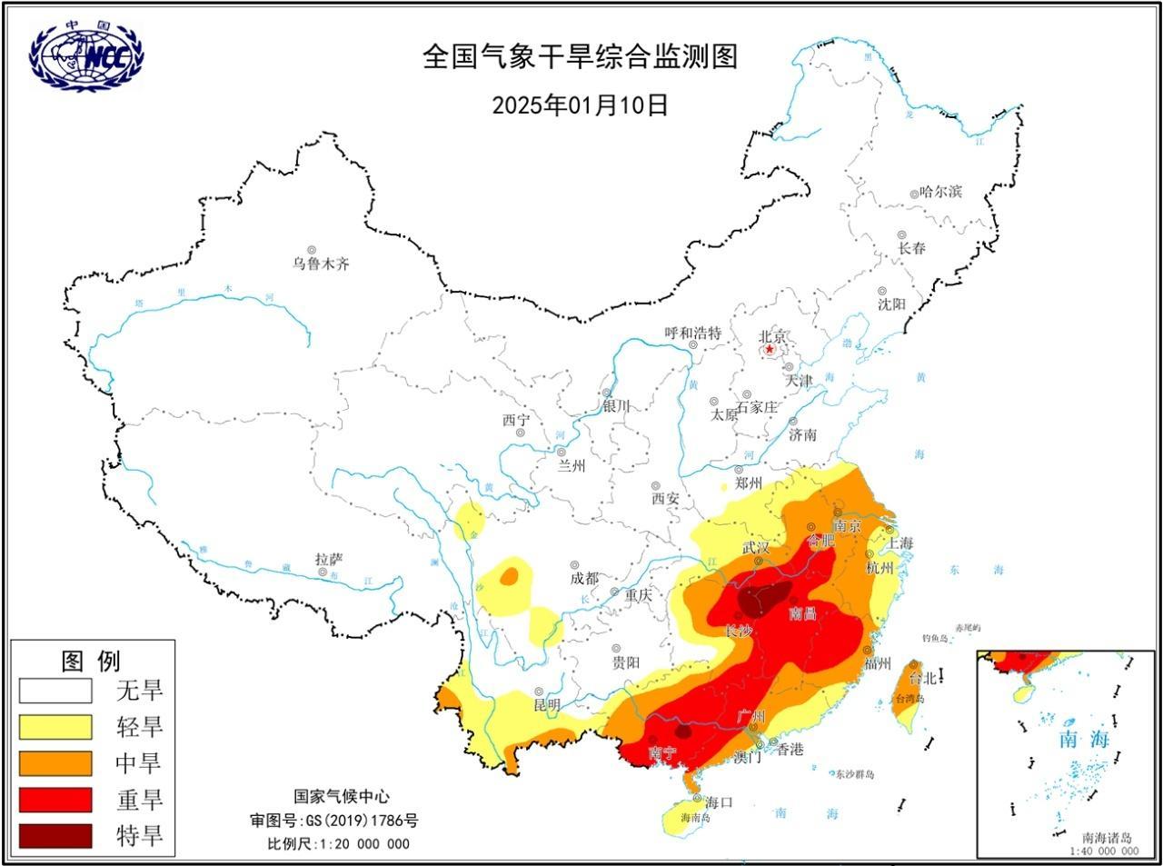 南方多地12月以来滴雨未落，下一场大范围雨雪何时来？