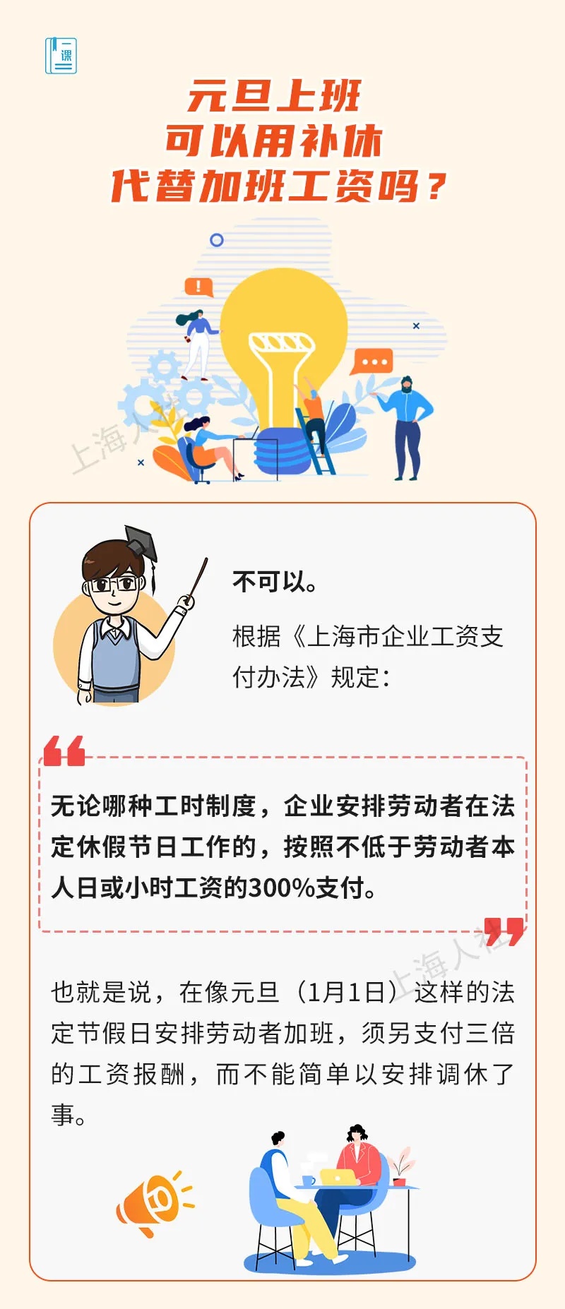 今年除夕上班要支付三倍工资吗？春节8天如何支付加班工资？来看权威解答