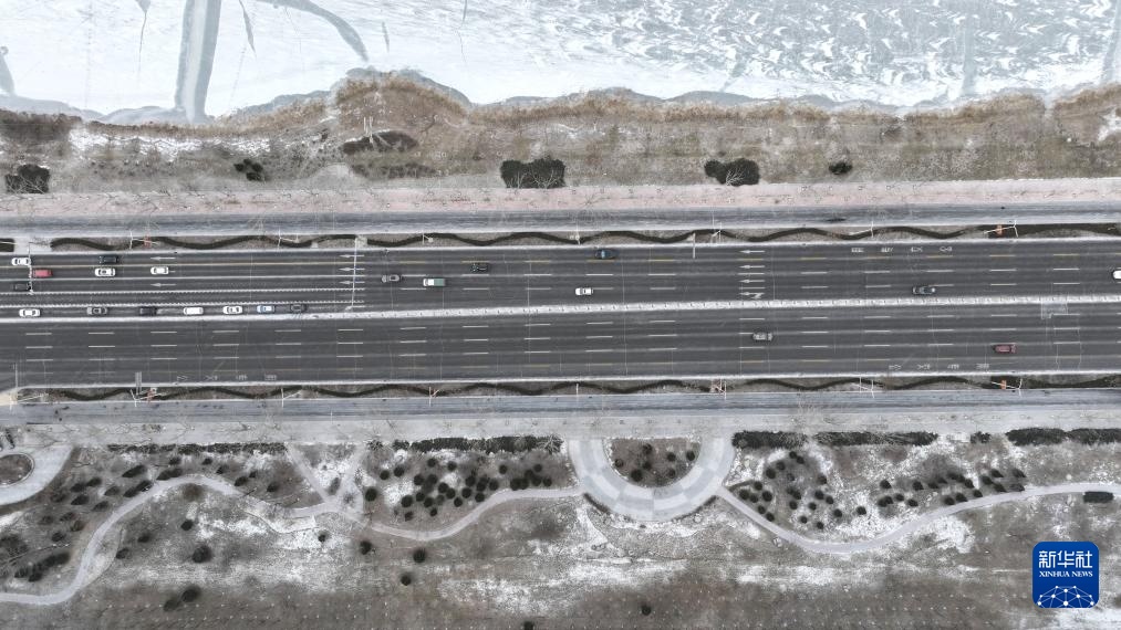 银川迎来新年首场降雪