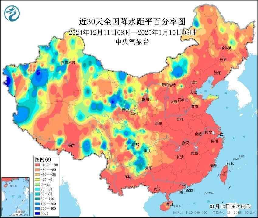 南方多地12月以来滴雨未落，下一场大范围雨雪何时来？