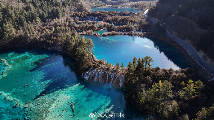 绝美！九寨沟的雪惊艳了冬天