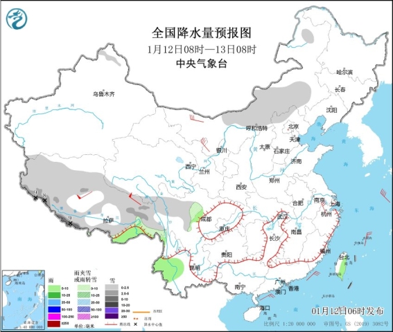 较强冷空气即将上线中东部地区 青藏高原有降雪天气