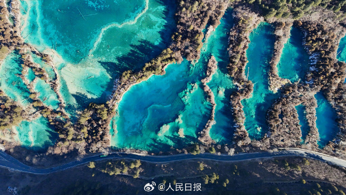 绝美！九寨沟的雪惊艳了冬天