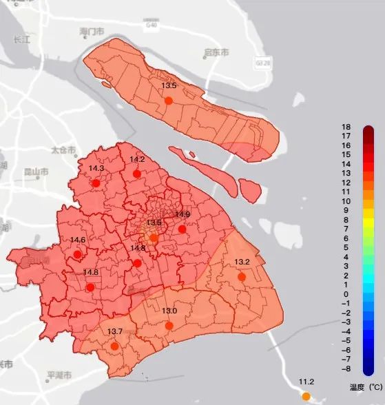 上海：今年首场寒潮来袭！48小时最低气温降幅8～9度