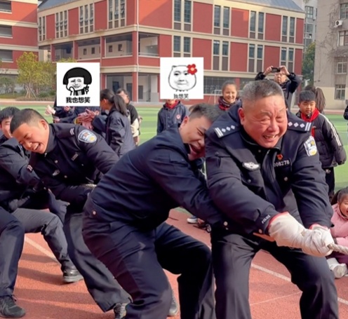 “史上最难”拔河比赛！一边“不服输”，另一边“不敢赢”