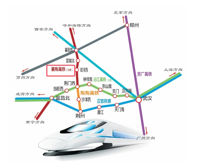 通行时间大幅缩短！湖北这条高铁预计2025年通车