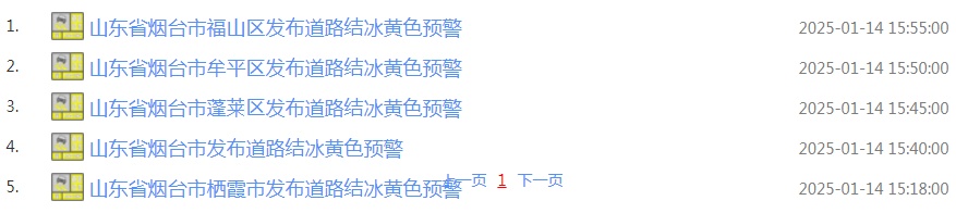 零下6℃+局部中雪！烟台发布道路结冰黄色预警